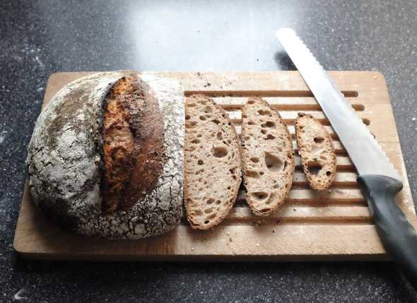 The crumb of “Clean the Pantry” bread